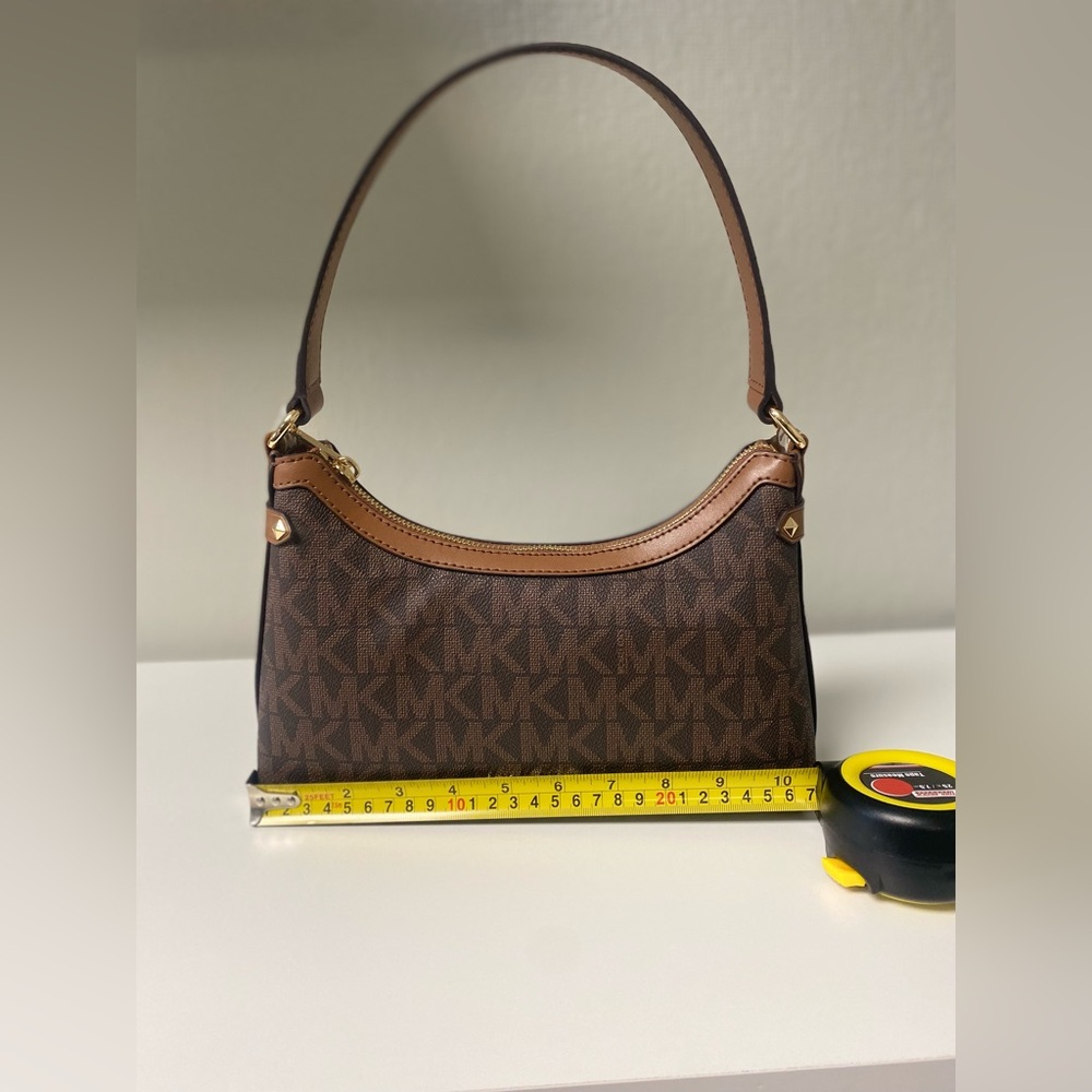Michael Kors Monogram Brown Shoulder Bag
